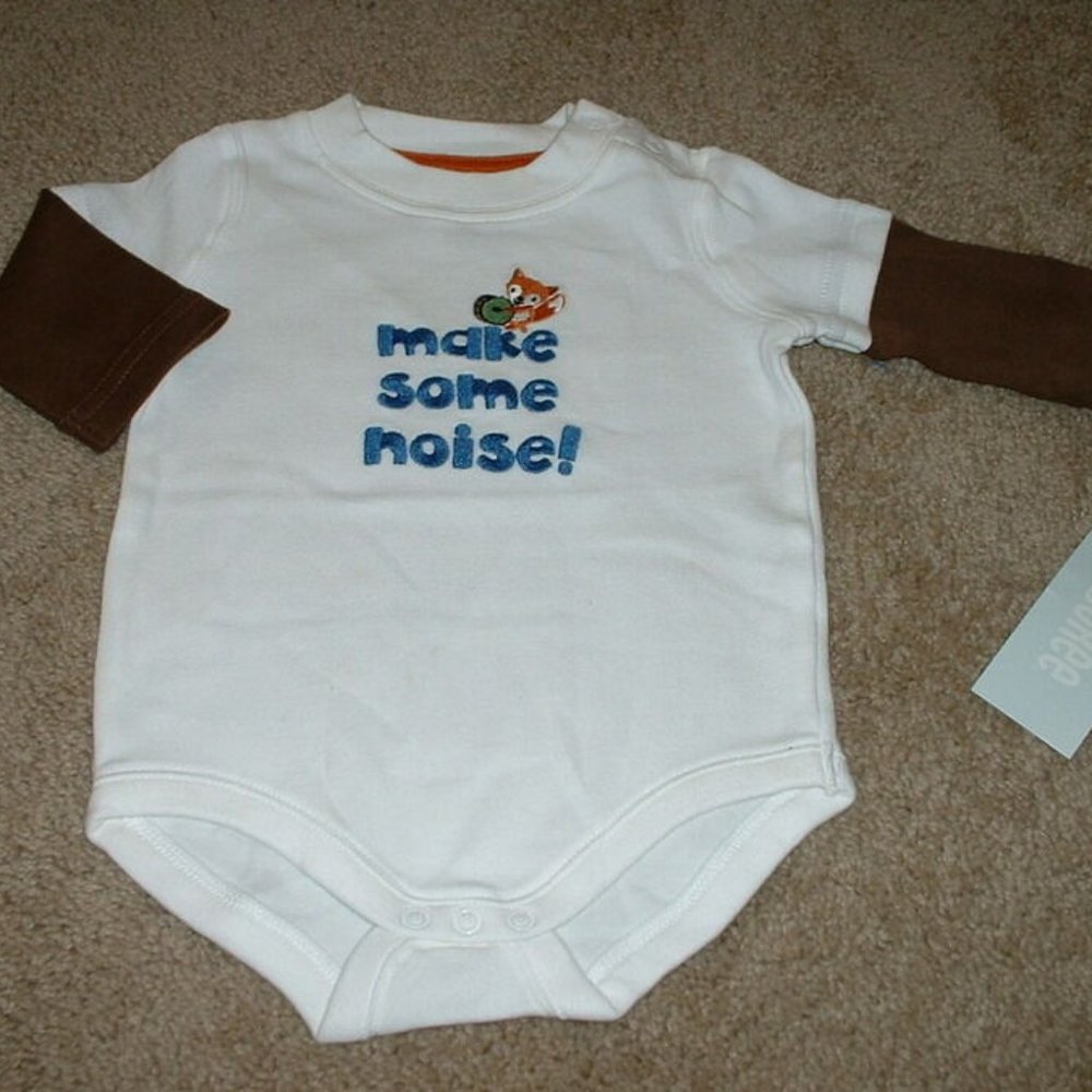 Gymboree "Fox Fella" Bodysuit NWT 0-3 months